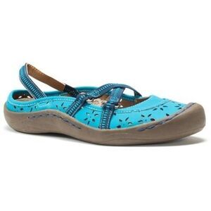 Muk Luks Erin Slip-On Shoes Teal Size 8 NEW